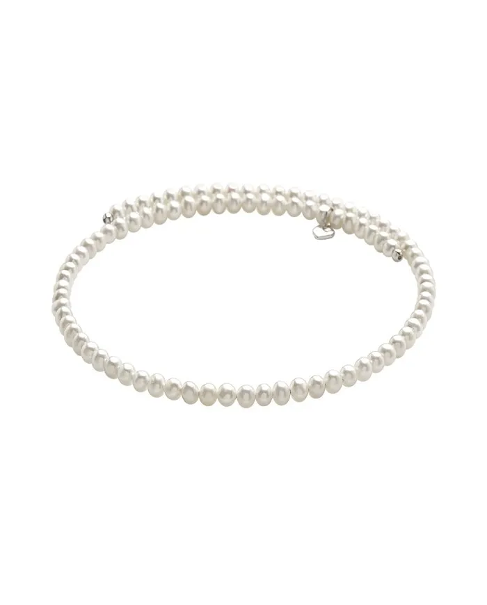 Chantecler Necklace in Silver and Pearls