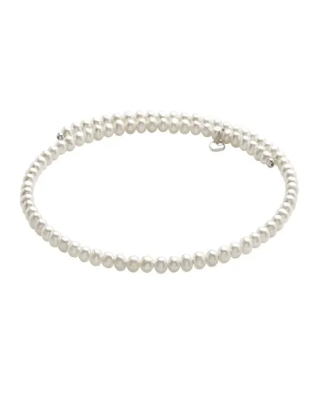 Collier Chantecler en argent et perles