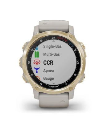 SmartWatch Garmin Descent Mk2S Light Gold con Cinturino in Silcone