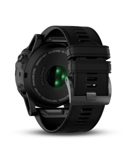 SmartWatch Garmin Descent Mk1 Grigio con Cinturino in Silcone Nero