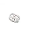 Bague Mimì en argent avec perle violette