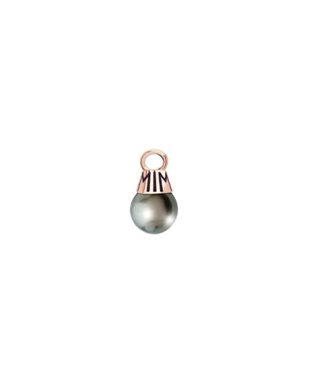 Pendente Mimì Tam Tam in Oro Rosa e Perla Nera