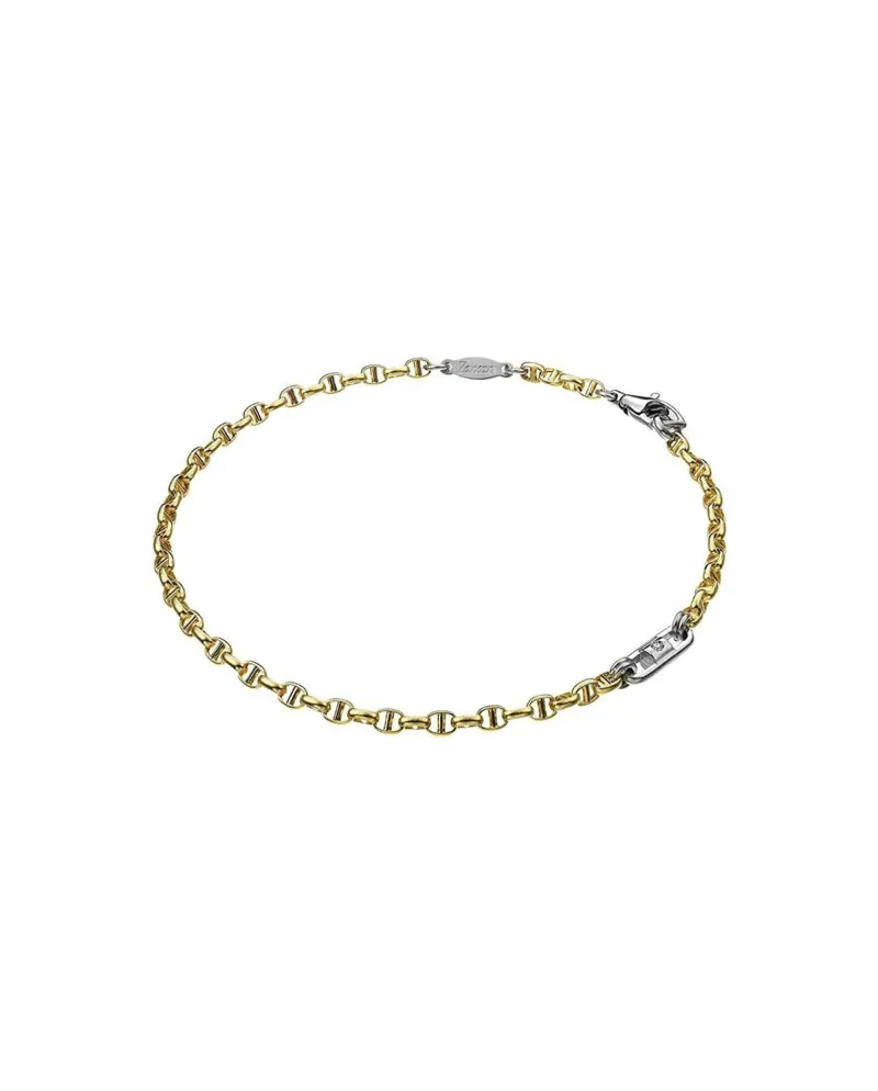 Bracciale da Uomo Zancan Insignia in Oro Giallo con Diamante