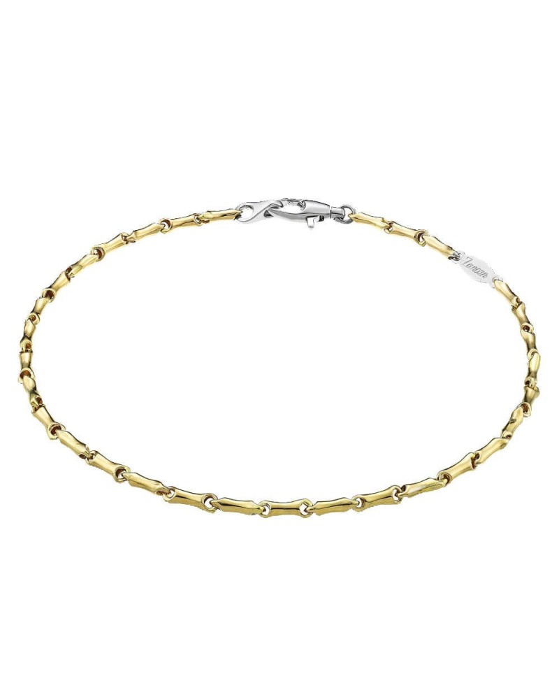 Bracciale da Uomo Zancan Insignia in Oro Giallo e Oro Bianco