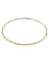 Bracciale da Uomo Zancan Insignia in Oro Giallo e Oro Bianco