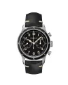 Orologio Montblanc 1858 Automatic Chrono Nero con Cinturino in Pelle