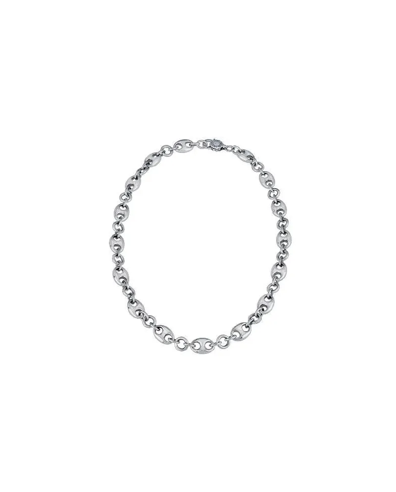 Collier Chantecler Capriness en argent avec maille marine