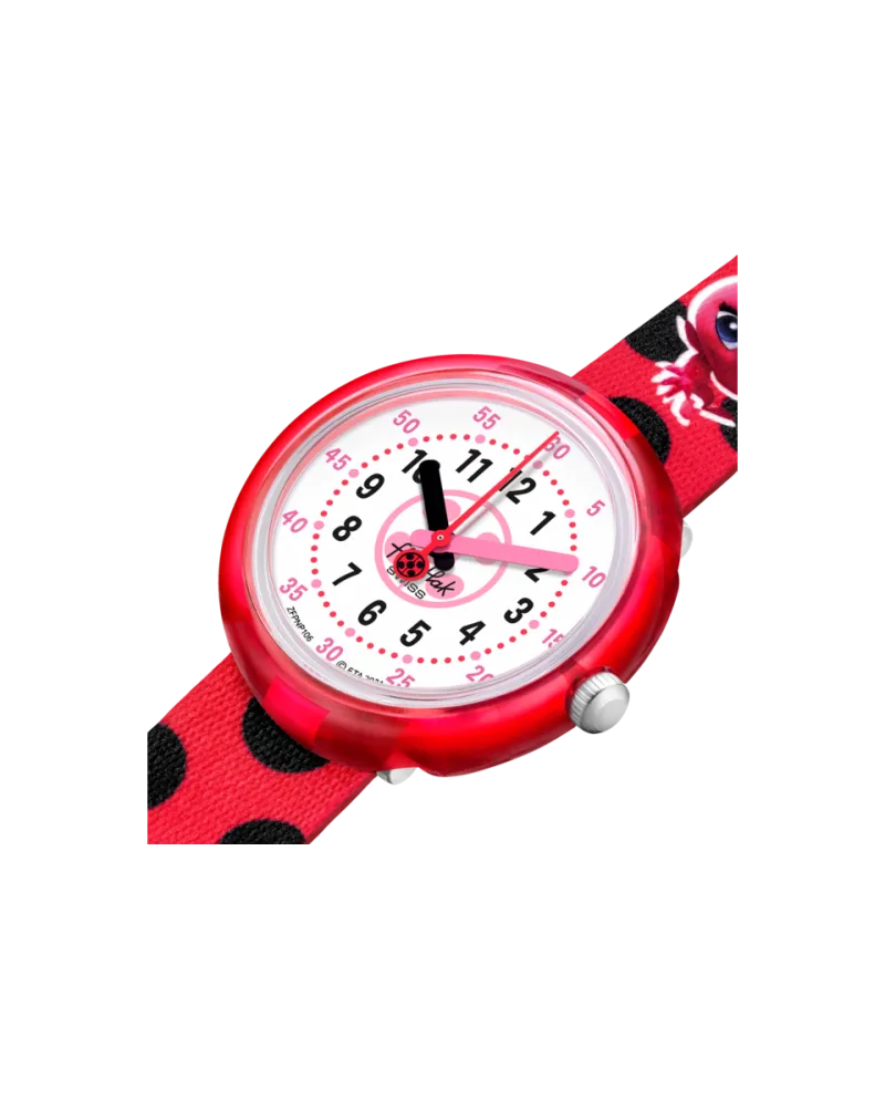 Orologio Swatch Flik Flak Miraculous Ladybug | Gioielleria Casella | Orologi  Bambino
