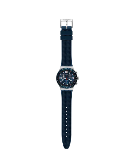 Orologio Cronografo Swatch Blue Grid