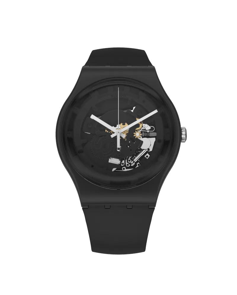 Orologio Swatch Spot Time Black | Gioielleria Casella | Orologi al quarzo