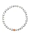 Bracciale Elastico Coscia Le Lune Classic con Perle e Elemento in Oro Rosa