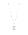 Pendentif perle Le Lune avec chaîne en or blanc et diamants