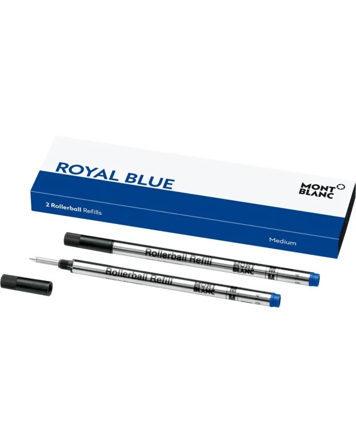 2 Refills Montblanc Roller "B" Royal Blue