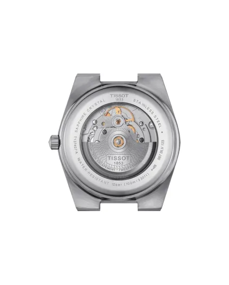 Montre Tissot PRX Powermatic 80 avec cadran bleu et bracelet en acier