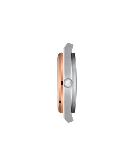 Orologio Tissot PRX Powermatic 80 Pvd con Quadrante Argento e Bracciale in Acciaio