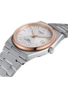 Orologio Tissot PRX Powermatic 80 Pvd con Quadrante Argento e Bracciale in Acciaio