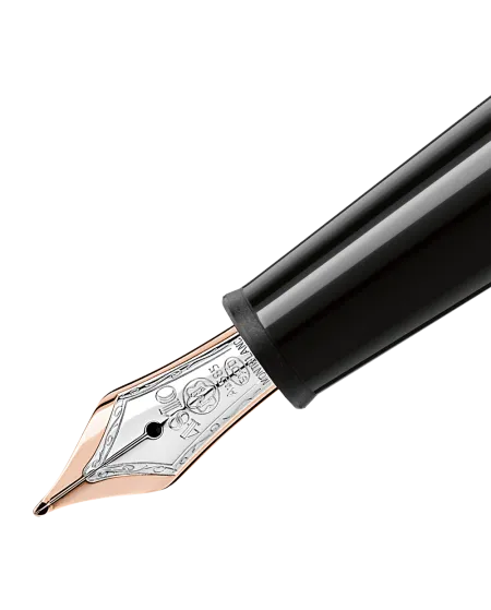 Stilografica Montblanc Meisterstück Classique plaqué or rouge