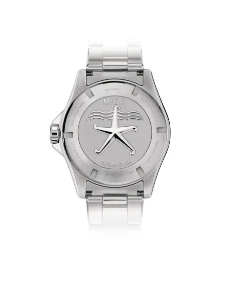 Orologio Mido Ocean Star Diver 600 Chronometer con Quadrante Blu e Cinturino in Acciaio