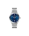 Orologio Tag Heuer Carrera con Quadrante Blu e Cinturino in Acciaio