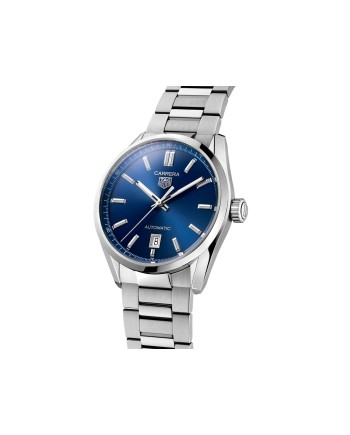 Orologio Tag Heuer Carrera con Quadrante Blu e Cinturino in Acciaio
