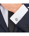 Gemelli Montblanc Urban Spirit in acciaio pregiato con logo montblanc