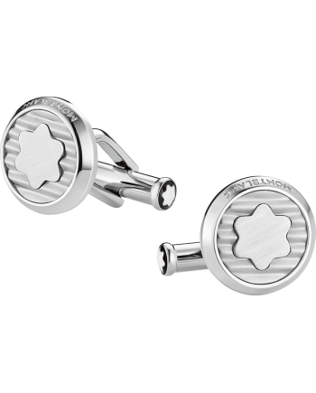 Gemelli Montblanc Urban Spirit in acciaio pregiato with Montblanc logo