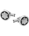Montblanc Star Men's Cufflinks with Black Onyx Insert 116661
