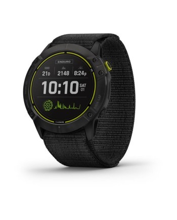 Tool Watch Garmin Enduro Solar con Cinturino UltraFit in Nylon Nero