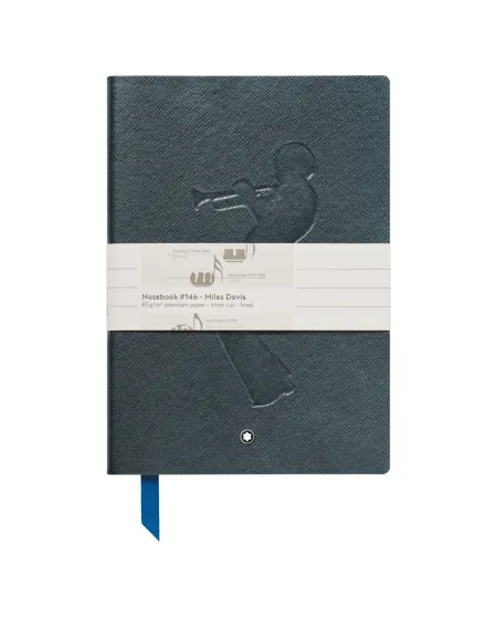 Bloc-notes Montblanc, 146 pages lignées, édition Miles Davis