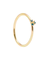 Anello PDPAOLA in Argento Placcato Oro con Zirconi