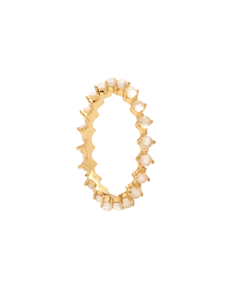 PDPAOLA Ring in Gold-Plated Silver with Crystals