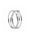 PDPAOLA Silver Ring with Zircons