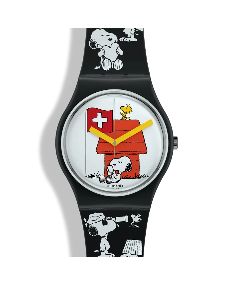 Orologio Swatch X Peanuts Grande Bracchetto | Gioielleria Casella | Orologi  al quarzo