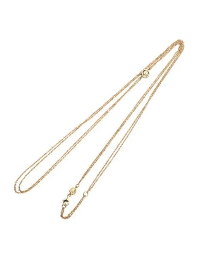 Chantecler Yellow Gold Necklace with Rooster Interlayer