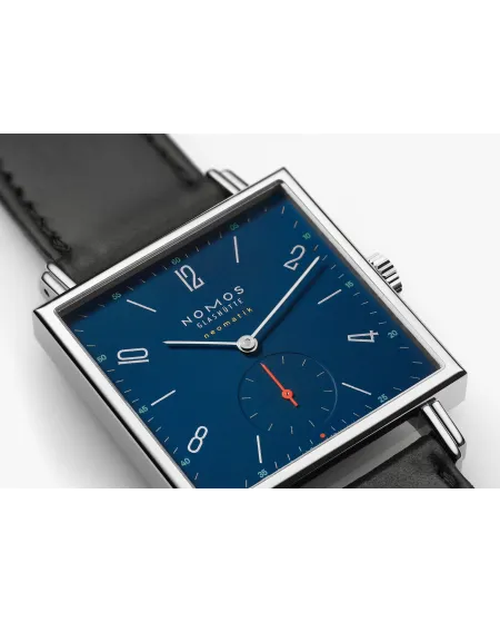 Orologio Nomos Glashütte Tetra Neomatik 39 Blu Notte