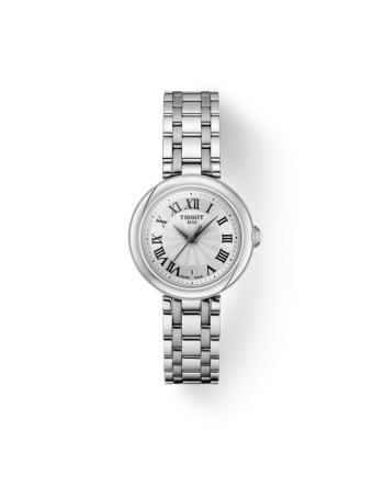 Orologio Tissot Bellissima Small Lady con Quadrante Bianco e Cinturino in Acciaio