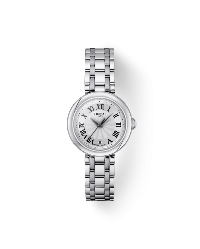 Orologio Tissot Bellissima Small Lady con Quadrante Bianco e Cinturino in Acciaio