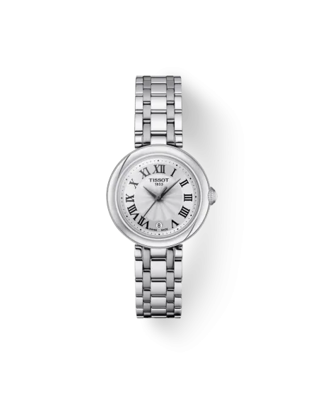Orologio Tissot Bellissima Small Lady con Quadrante Bianco e Cinturino in Acciaio