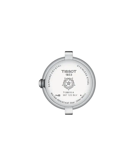 Orologio Tissot Bellissima Small Lady con Quadrante Bianco e Cinturino in Acciaio