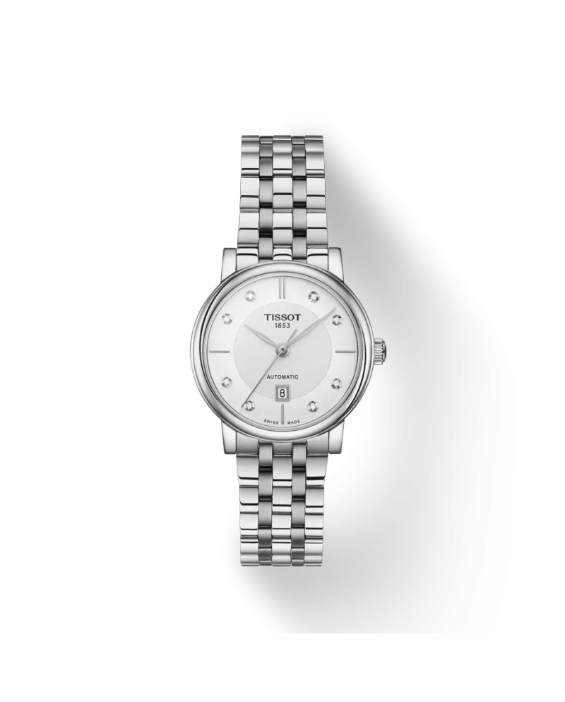 Orologio Tissot Carson Premium Lady con Quadrante con Diamanti |  Gioielleria Casella | Orologi automatici