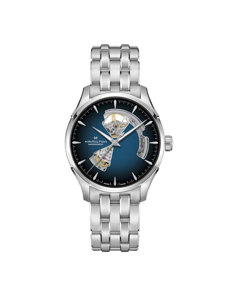 Orologio Hamilton Jazzmaster Open Heart Auto Blu