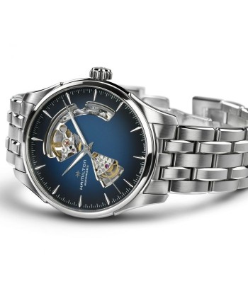 Orologio Hamilton Jazzmaster Open Heart Auto Blu