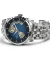 Orologio Hamilton Jazzmaster Open Heart Auto Blu