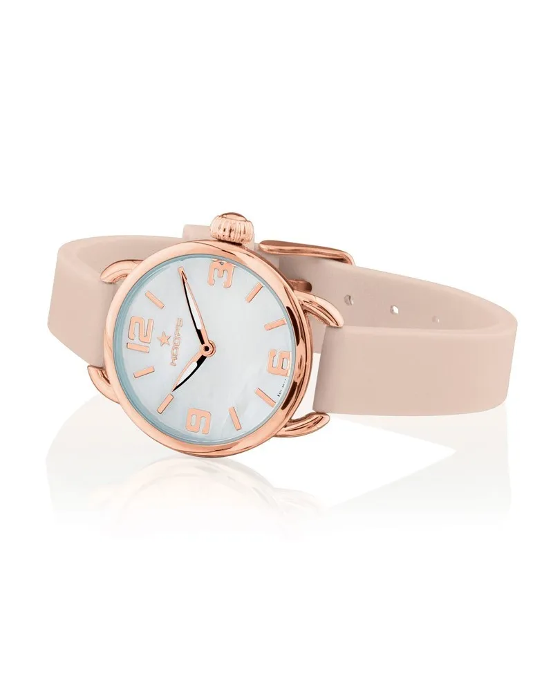 Orologio Hoops Candy Rose Gold con Quadrante Bianco e Cinturino in Silicone  Beige | Gioielleria Casella | Orologi