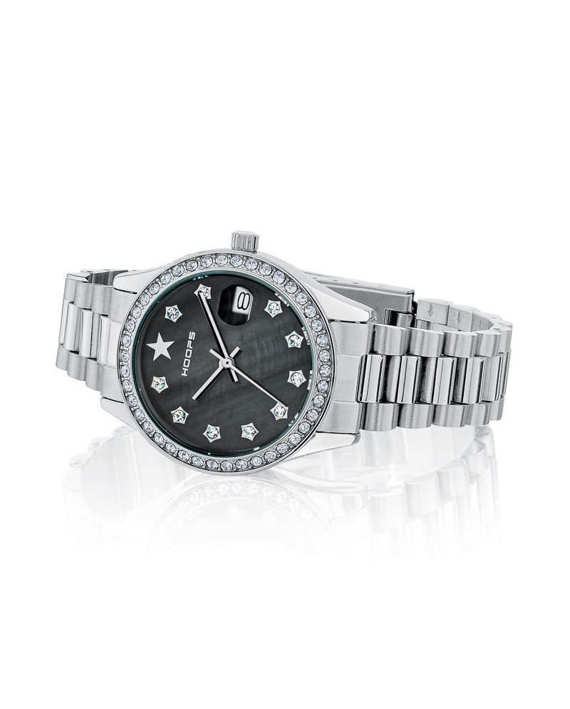 Hoops Luxury Watch with Black Mother-of-Pearl Dial