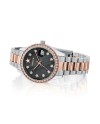 Orologio Hoops Luxury Silver and Rose Gold con Quadrante in Madreperla Nera
