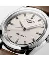 Orologio Longines Silver Arrow con Cinturino in Pelle