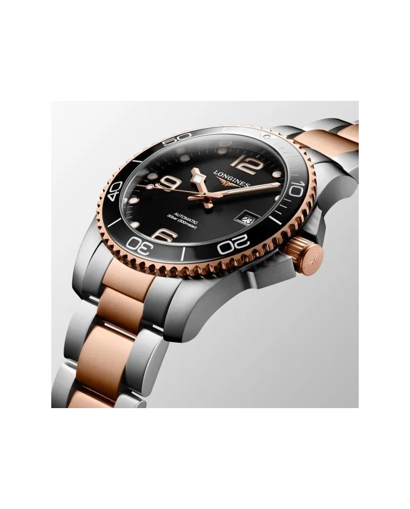 Orologio Longines HydroConquest Pvd 41 mm con Quadrante Nero e Cinturino in  Acciaio | Gioielleria Casella | Orologi automatici