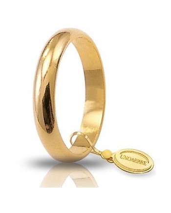 Fede Nunziale Unoaerre Classica in Oro Giallo 5 Grammi