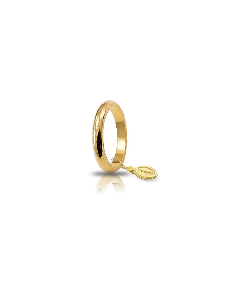 Fede Nuziale Unoaerre Francesina in Oro Giallo 4 Grammi